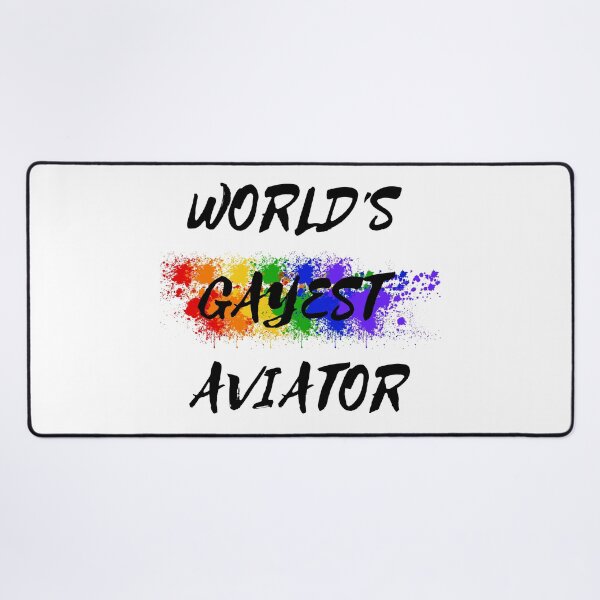 Item preview, World's Gayest Aviator designed and sold by LuckyKermit.