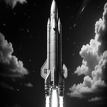 Artwork thumbnail, Shaded Raising - Space Age - Rocket Launch by eXtraHumans