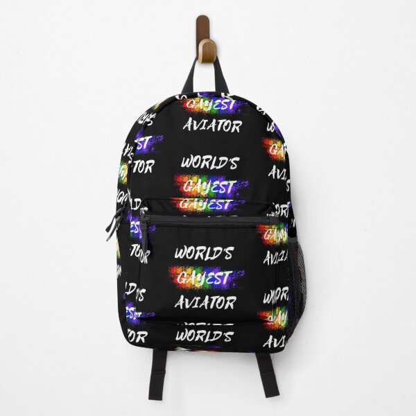 Item preview, World's Gayest Aviator In Black designed and sold by LuckyKermit.