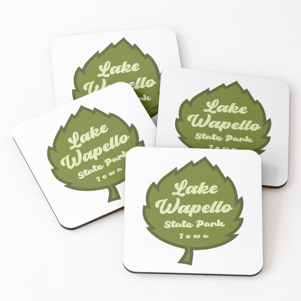 Item preview, Lake Wapello State Park Iowa Leaf designed and sold by bivenart.