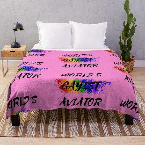 Item preview, World's Gayest Aviator In Pink designed and sold by LuckyKermit.