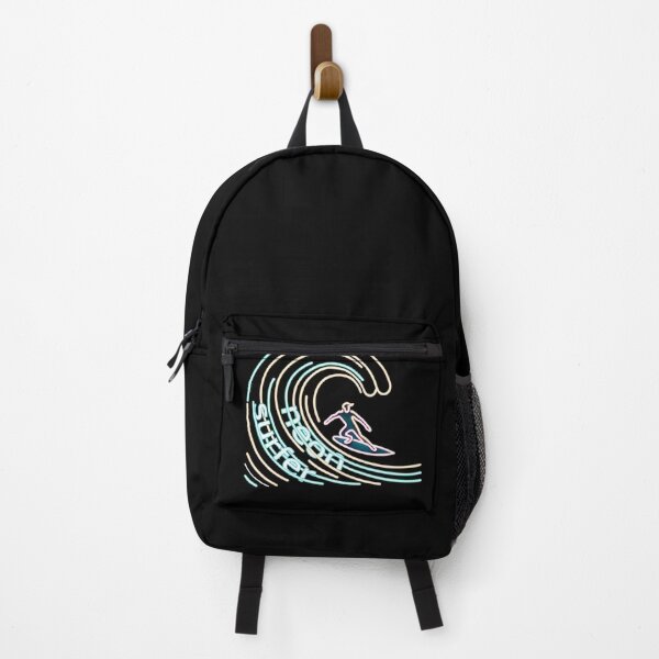 Item preview, Neon Wave Rider - Surf's Luminous Dance designed and sold by leyfinder.