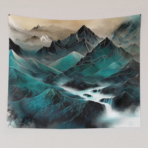 Item preview, Vibrant Glass Mountain designed and sold by joejiing.