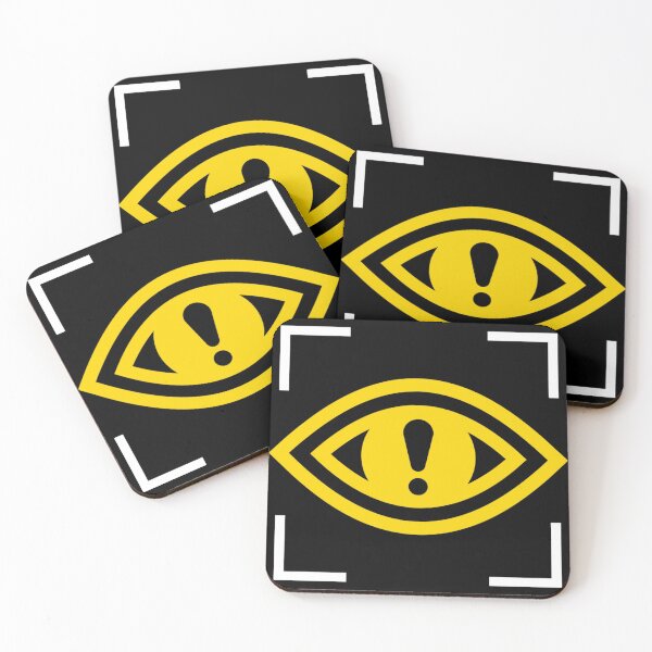 Item preview, Content warning logo eye designed and sold by Skeevy.