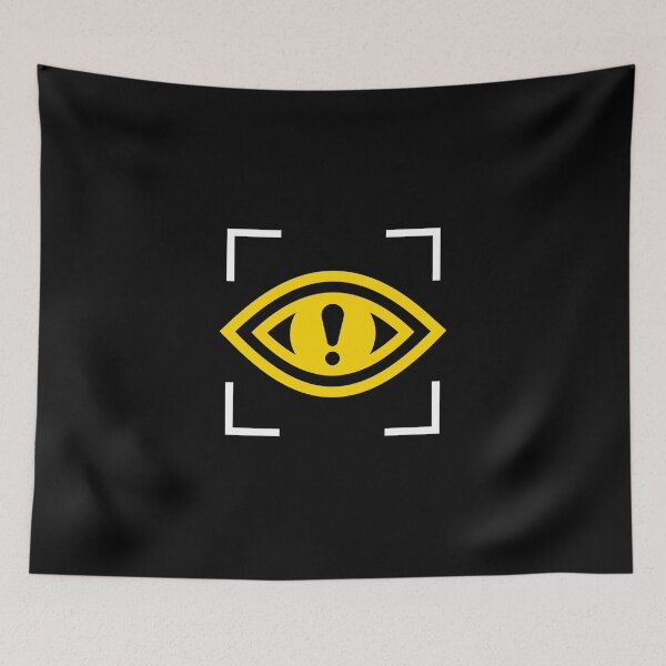 Item preview, Content warning logo eye designed and sold by Skeevy.