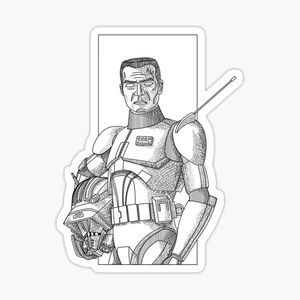 Vista previa del artículo con la obra «Commander Cody (I)», diseñado y vendido por KevinRaw.