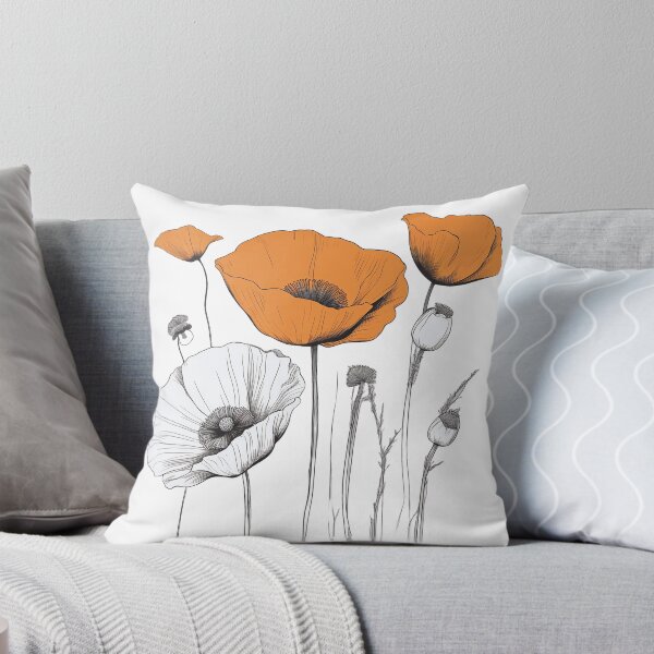 Item preview, California poppies - orange spring blossom designed and sold by JNM-Design.