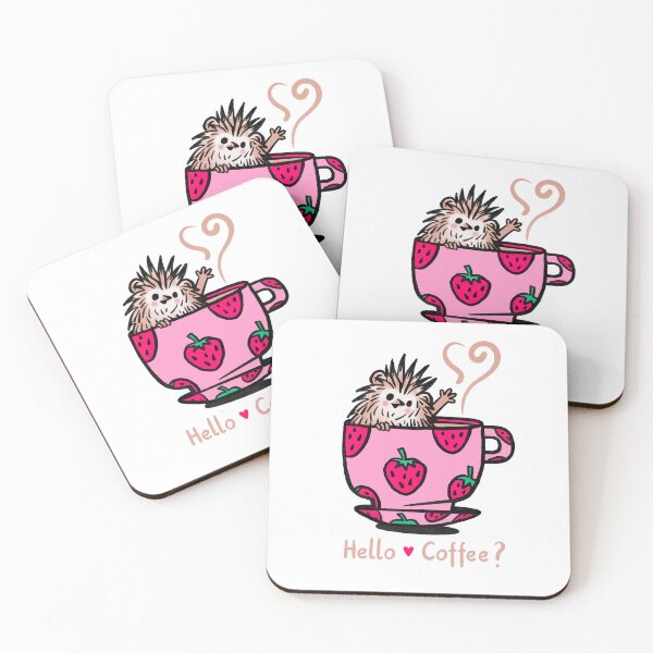 Item preview, Cute hedgehog, coffee. Hello, Coffee? designed and sold by noico.