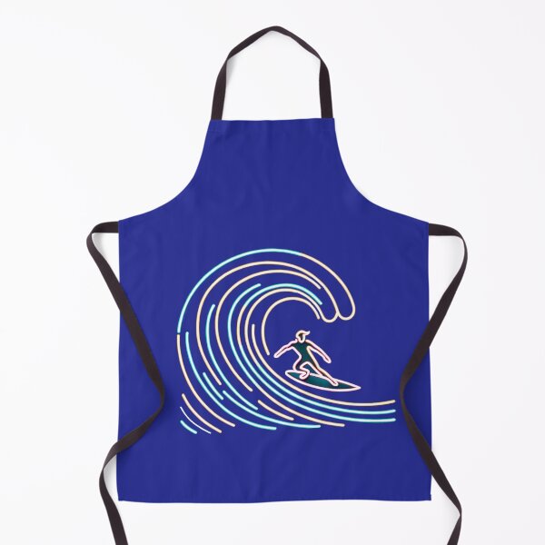 Item preview, Neon Wave Rider - Surf's Luminous Dance designed and sold by leyfinder.