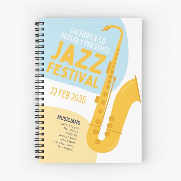 Item preview, jazz festival designed and sold by Mo-rx.