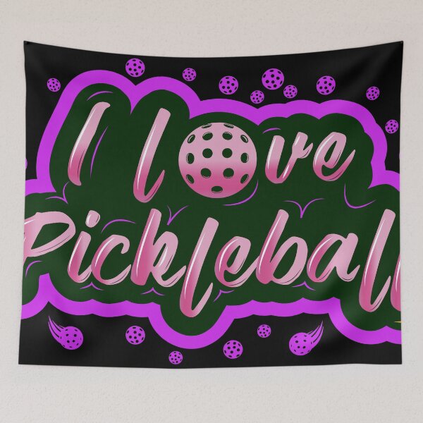 Item preview, I love Pickleball Pink designed and sold by YoshiArtDesign.