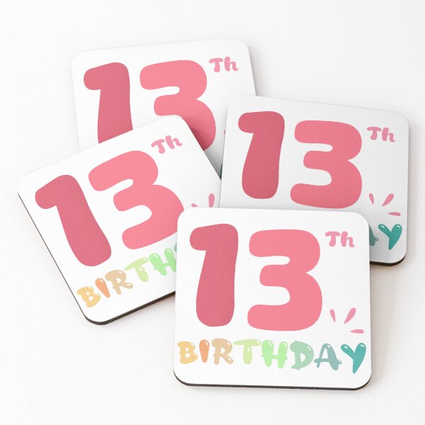 Item preview, Happy 13th Birthday designed and sold by SimpleP.