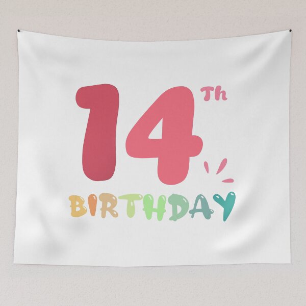 Item preview, Happy 14th Birthday designed and sold by SimpleP.