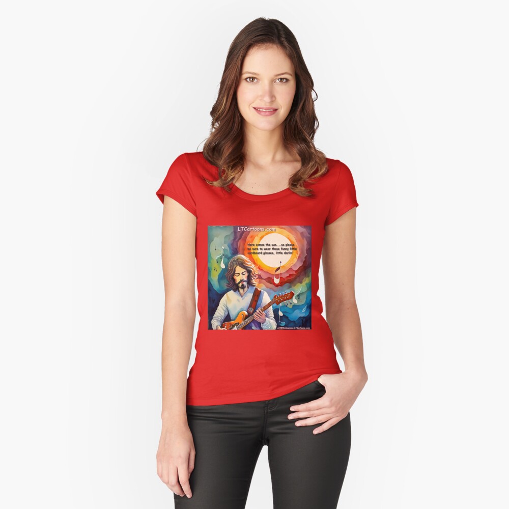 Item preview, Fitted Scoop T-Shirt designed and sold by ltcartoons.