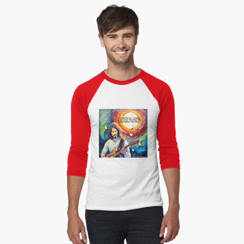 Item preview, Baseball ¾ Sleeve T-Shirt designed and sold by ltcartoons.