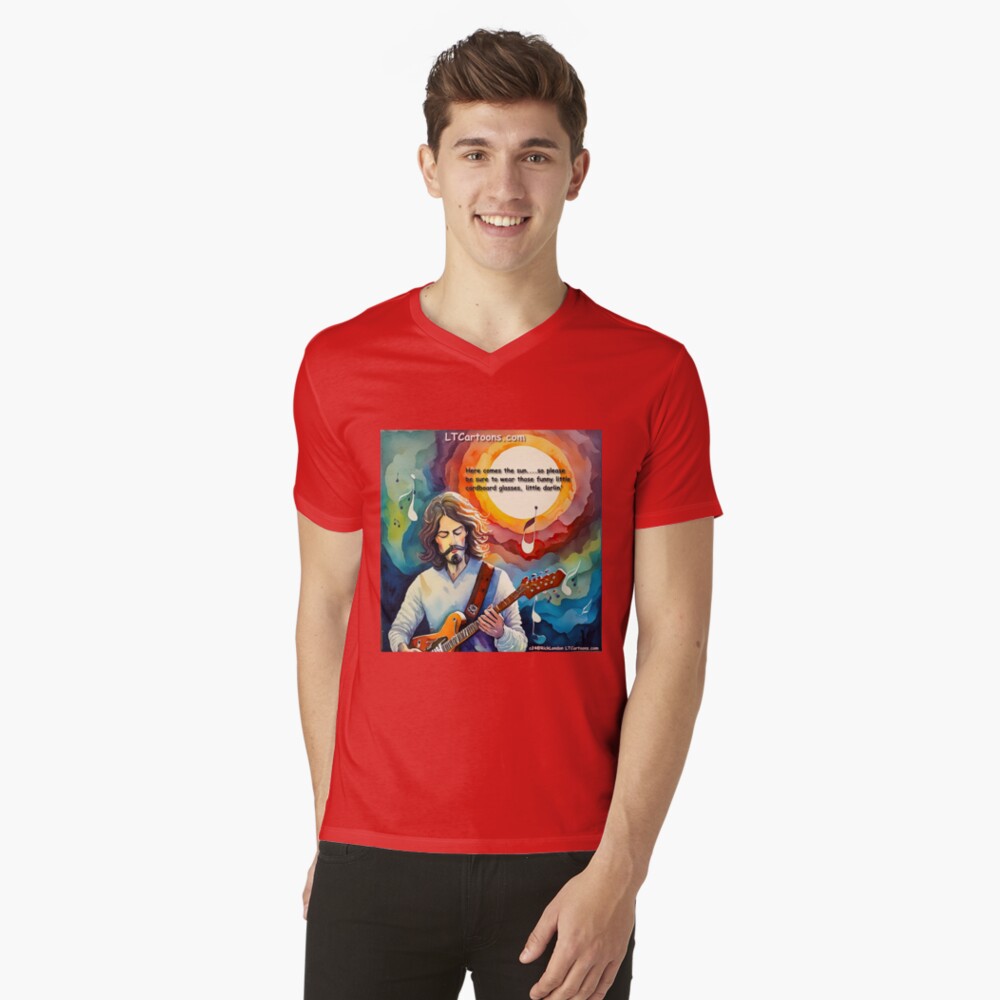 Item preview, V-Neck T-Shirt designed and sold by ltcartoons.