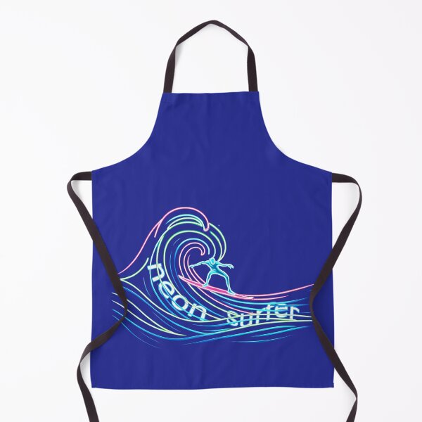 Item preview, Neon Wave Rider - Surf's Luminous Dance designed and sold by leyfinder.