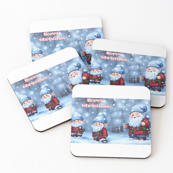 Item preview, Merry Christmas Gnomes - Kawaii Gnome Design designed and sold by TGAL2.
