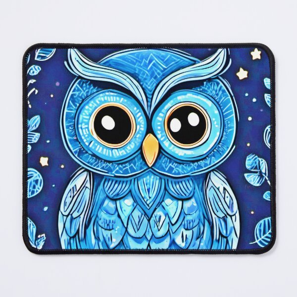 Item preview, Chalkboard Owl Art designed and sold by Health And Fitness Posts e-Store.