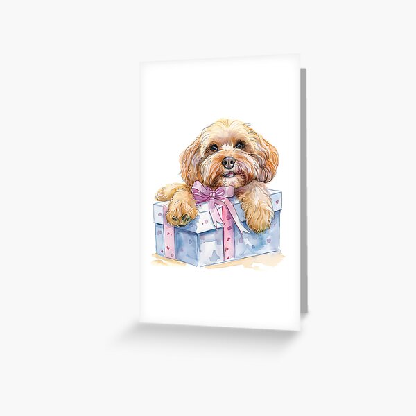 Item preview, Cavapoo Birthday designed and sold by wotsthis.