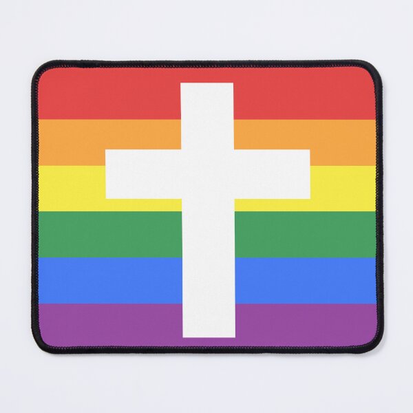 Item preview, Christian LGBT+ Pride Flag (v.2) designed and sold by porcupride.