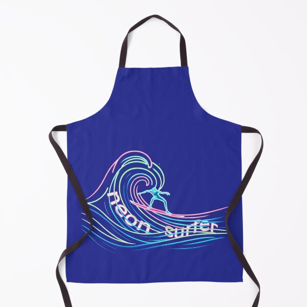 Item preview, Neon Wave Rider - Surf's Luminous Dance designed and sold by leyfinder.
