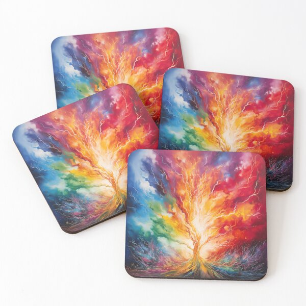 Item preview, Rainbow Fire Cosmic Burst designed and sold by AdiRemba.