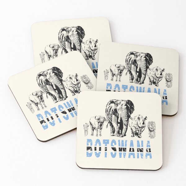 Item preview, Africa's Big Five for Botswana Fans designed and sold by Scotch Macaskill.