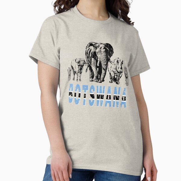 Africa's Big Five for Botswana Fans Classic T-Shirt