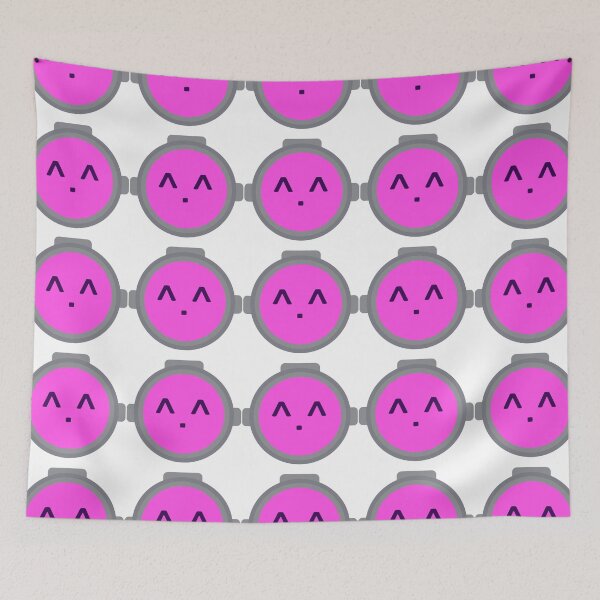 Item preview, Content warning happy face pink designed and sold by Skeevy.
