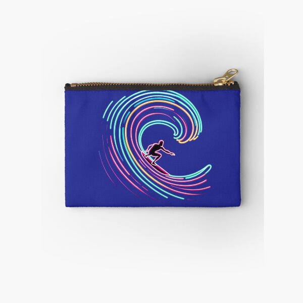 Item preview, Neon Crest Odyssey - The Surfer's Luminous Trail designed and sold by leyfinder.