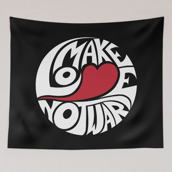 Item preview, Make Love Not War - WHITE designed and sold by DarkSunglasses.