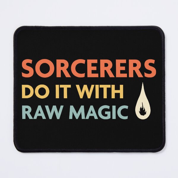 Item preview, DnD Sorcerers Do It With Raw Magic designed and sold by sunburstrpg.