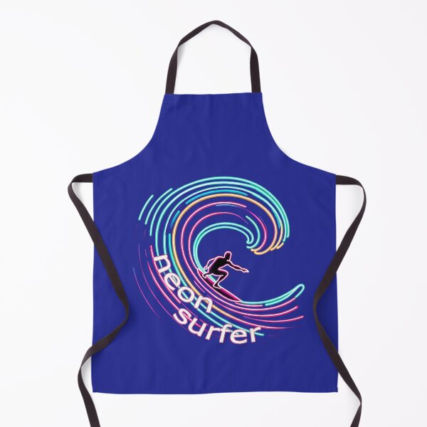 Item preview, Neon Crest Odyssey - The Surfer's Luminous Trail designed and sold by leyfinder.