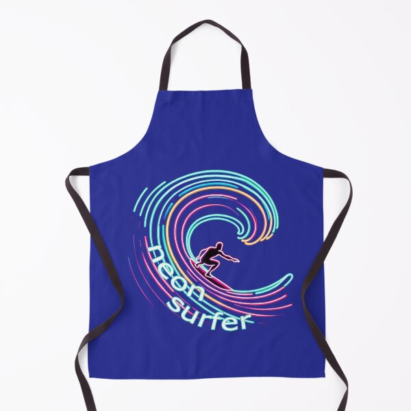 Item preview, Neon Crest Odyssey - The Surfer's Luminous Trail designed and sold by leyfinder.