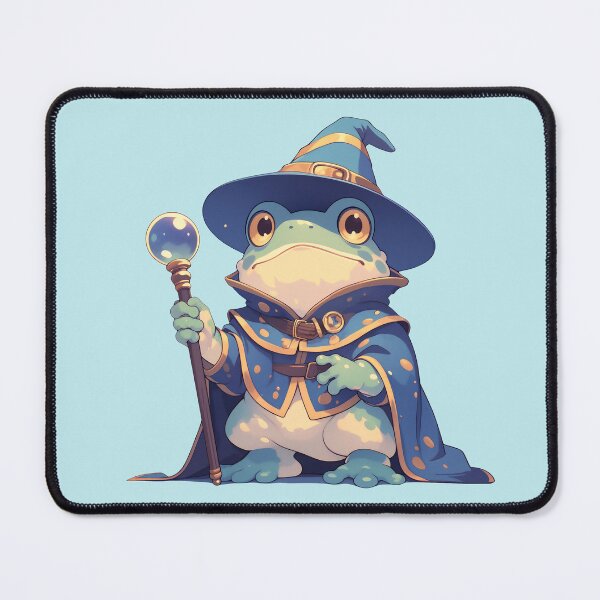 Item preview, Cute Kawaii Froggy Wizard Magical Frog designed and sold by CozyKawaiiArt.