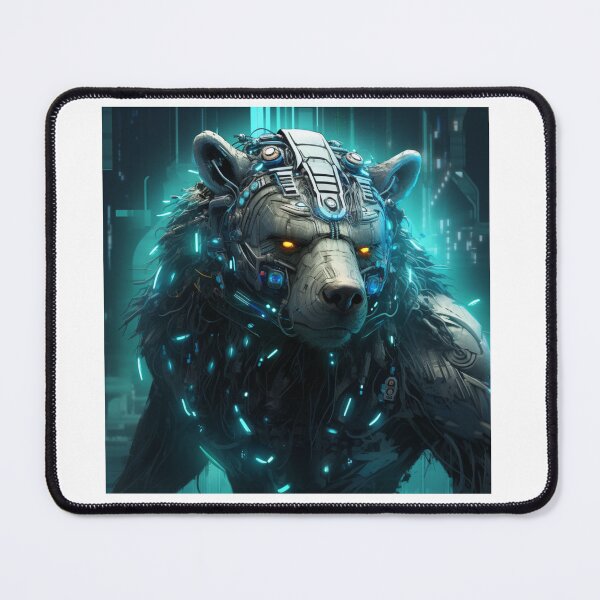 Item preview, Cyber Bear // Bear // cyber animal // Robotic animal // AI designed and sold by SMARTKIT DESIGNAGENCY.