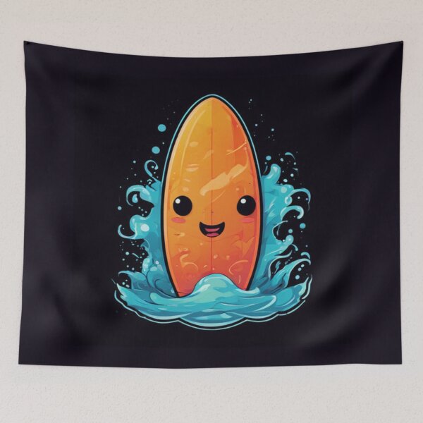 Item preview, Cute Surfboard Art designed and sold by Planetporridge.