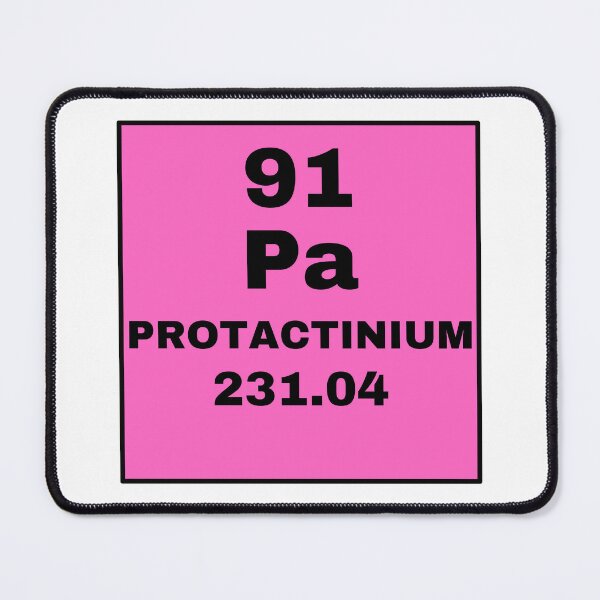 Item preview, Periodic Table Of Elements - 91 (Pa) Protactinium designed and sold by ArtsyCity.