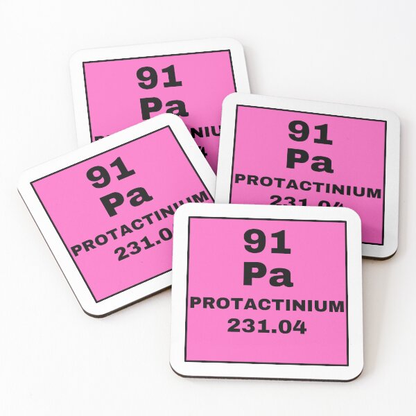 Item preview, Periodic Table Of Elements - 91 (Pa) Protactinium designed and sold by ArtsyCity.