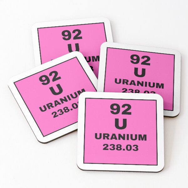 Item preview, Periodic Table Of Elements - 92 (U) Uranium designed and sold by ArtsyCity.