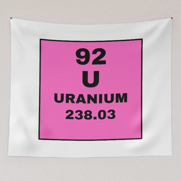 Item preview, Periodic Table Of Elements - 92 (U) Uranium designed and sold by ArtsyCity.