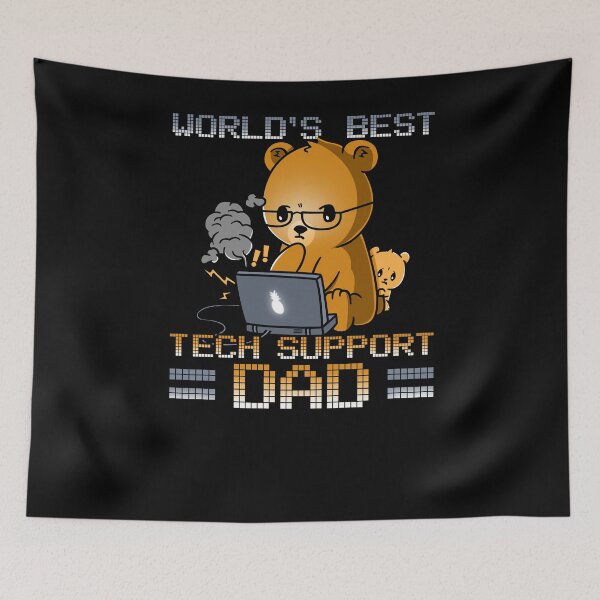 Item preview, Best Tech Support Dad Father's Day designed and sold by Nerd Shizzle.