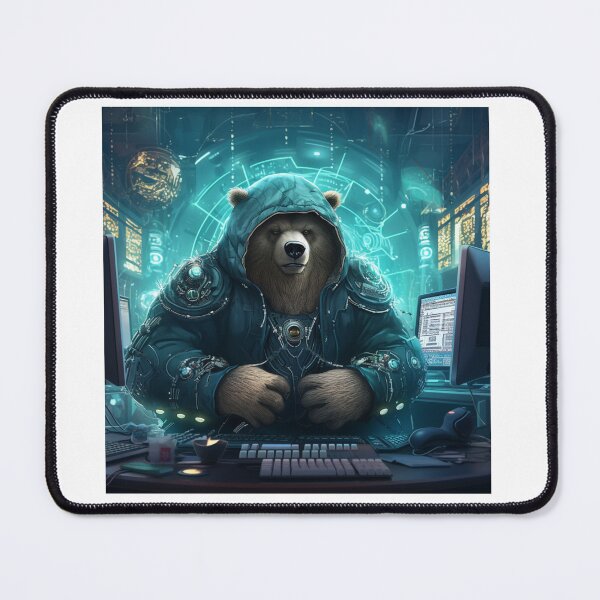 Item preview, Cyber Bear // Bear // cyber animal // Robotic animal // AI designed and sold by SMARTKIT DESIGNAGENCY.