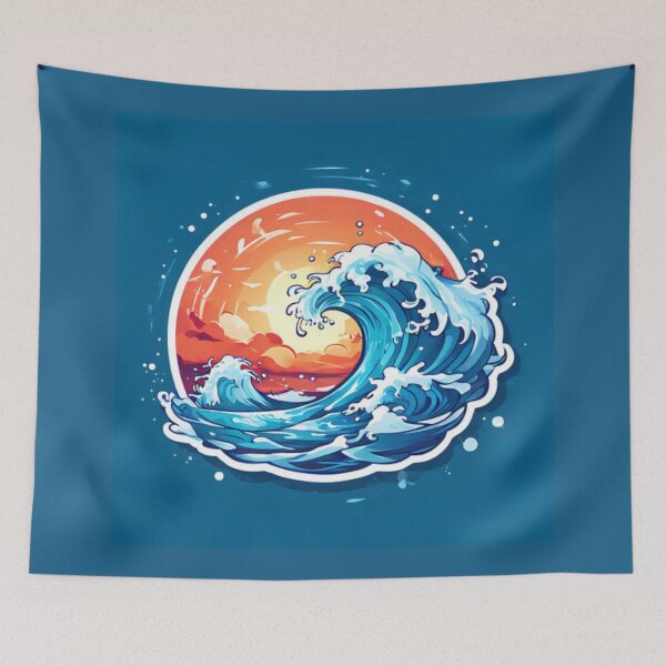 Item preview, Ocean Waves designed and sold by Planetporridge.