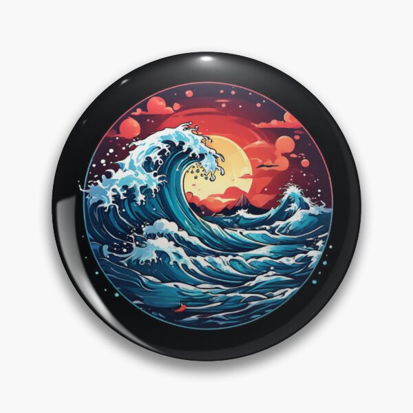 Item preview, Ocean Wave Crash designed and sold by Planetporridge.