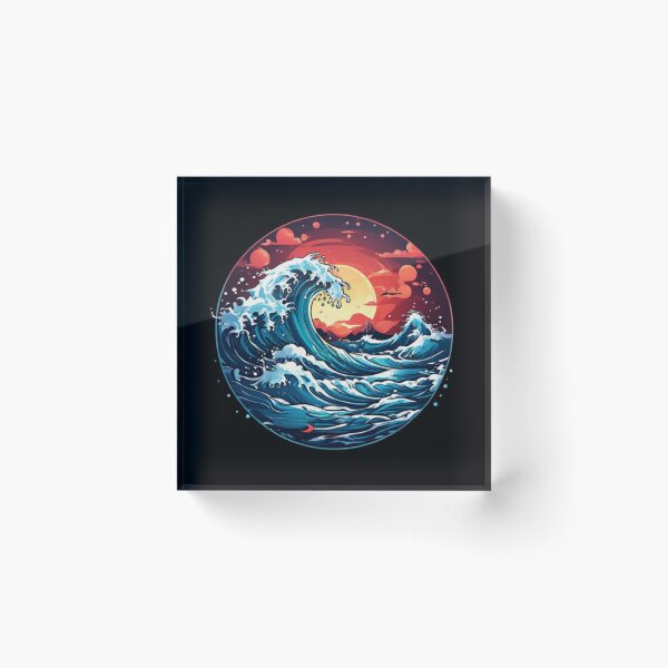 Item preview, Ocean Wave Crash designed and sold by Planetporridge.