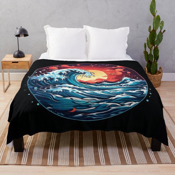 Item preview, Ocean Wave Crash designed and sold by Planetporridge.