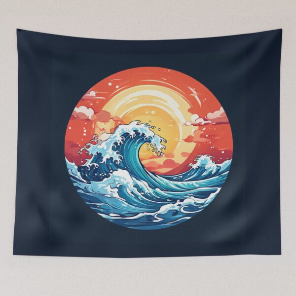 Item preview, Ocean Wave Art designed and sold by Planetporridge.