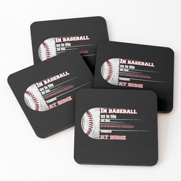 Item preview, In Baseball, As In Life, All The Important Things Happen At Home designed and sold by EmiAndMike.